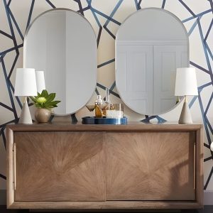 Зеркало в серебряной раме "Аманда"