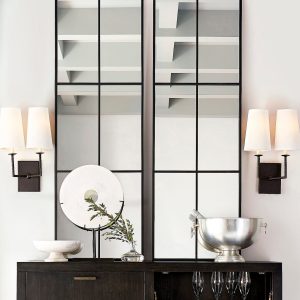 Зеркало в форме окна "Брюстер"