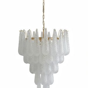 Золотой подвесной светильник "Поуль"