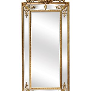 Золотое зеркало в полный рост "Пабло"