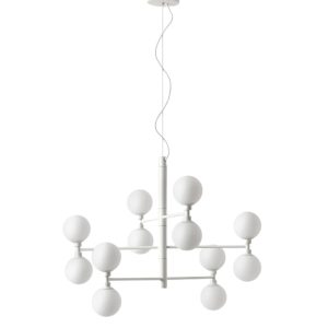 Белая люстра "Гровер"