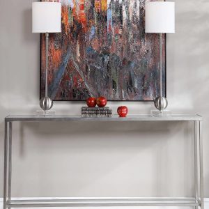 Серебряная консоль "Уитман"