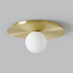 Золотистый настенно-потолочный светильник "Ноа"