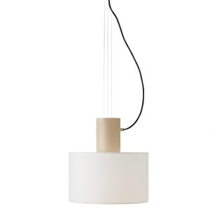 Бежевый подвесной светильник "Дензел"