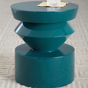 Изумрудный приставной столик "Сигет"