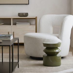 Светло-зелёный приставной столик "Сигет"