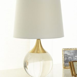 Золотая настольная лампа "Милуоки"