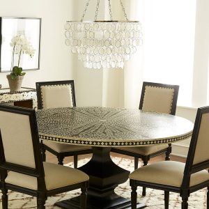 Серебряная люстра "Амадей"