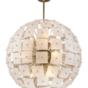 Люстра из матового стекла "Бертрам"