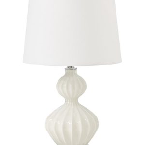 Белая настольная лампа "Майра"