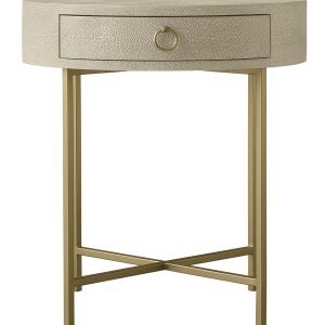 Бежевая прикроватная тумба "Айрин"