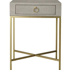 Серая прикроватная тумба "Далтон"