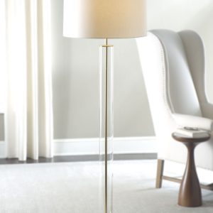 Золотая напольная лампа "Томас"