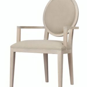 Белый стул с подлокотниками “Бенуа”