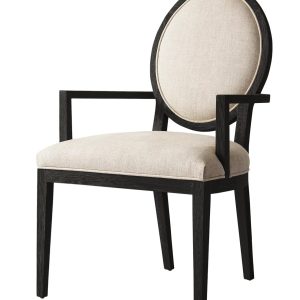 Чёрный стул с подлокотниками “Бенуа”