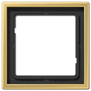 Рамка 1-ная, латунь., Jung ME2981C