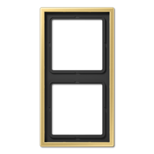 Рамка 2-ная, латунь., Jung ME2982C