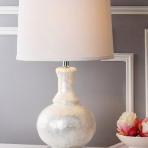 Настольная лампа с перламутром "Ная"