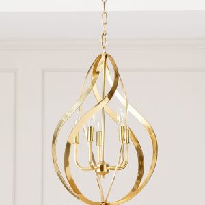 Золотая люстра "Оуэн"