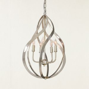 Серебряная люстра "Оуэн"