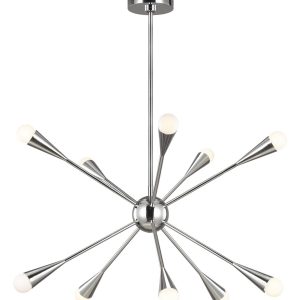 Серебряная люстра "Джейкоб"
