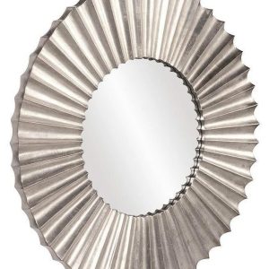 Зеркало в круглой серебряной раме "Гарднер"