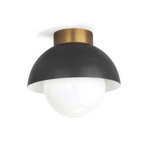 Черно-золотой светильник "Бомон"