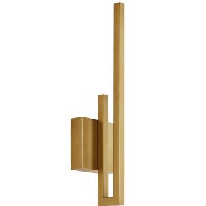 Золотой настенный светильник "Отис"