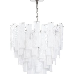 Серебряная люстра "Рейнар"