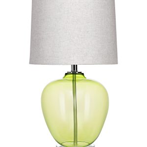 Зелёная настольная лампа "Хизер"