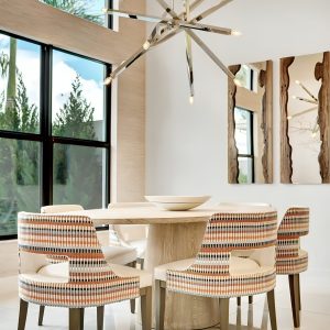 Серебряная люстра "Пэрис"