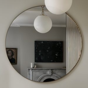 Круглое зеркало в раме "Нолан" - M