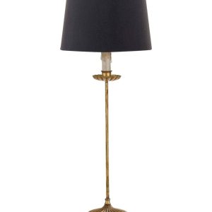 Настольная лампа "Грант" с черным абажуром