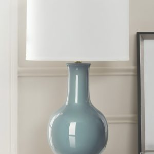 Бирюзовая настольная лампа "Майло"