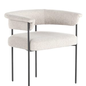 Бежевый мягкий стул "Эбби"