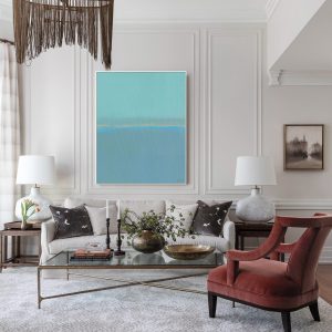 Картина "Фелисити" в белой раме