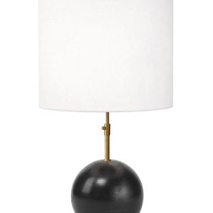 Чёрная лампа с регулировкой по высоте "Тулон"