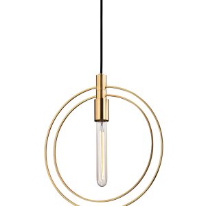 Золотой подвесной светильник "Бекки"