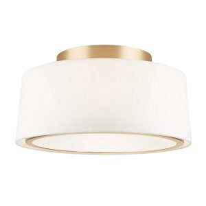 Большой золотой потолочный светильник "Флемиш"