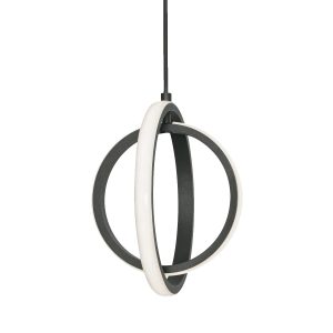 Чёрный светодиодный подвес “Глоу”