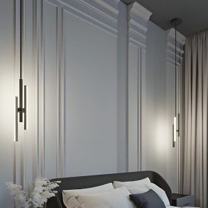 Чёрный светодиодный подвес “Дойл”