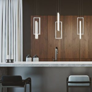 Серебряный светодиодный подвес “Ульрих”