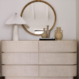 Зеркало в раме из ротанга "Леола"