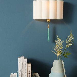 Бра с зеленой кисточкой "Тампа"