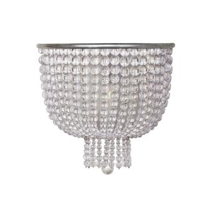 Серебряный настенный светильник "Карла"