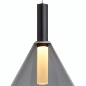 Чёрный подвесной светильник "Мезз"