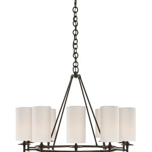 Чёрная люстра "Валенте"