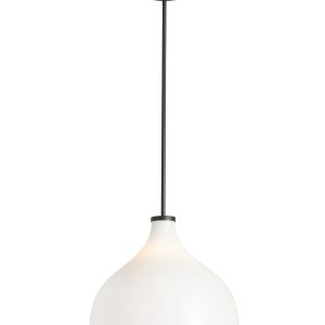 Чёрный подвесной светильник "Эбигейл"