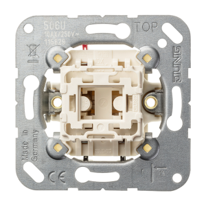 506TU Выключатель 1-клавишный 10A проходной самовозвратный