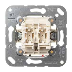 539VU Кнопка 2-клавишная 10A без фиксации для жалюзи